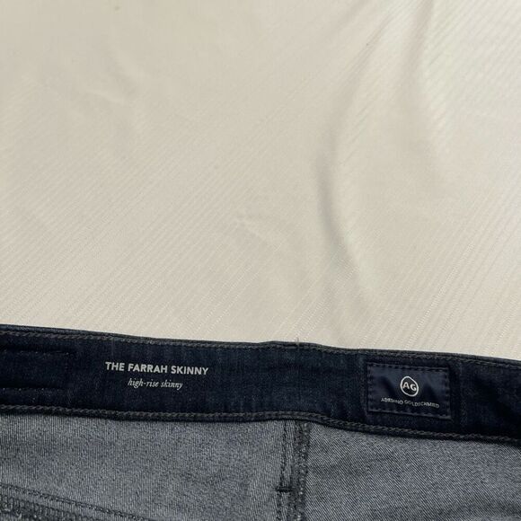 Adriano Goldschmied The Farrah High Rise Skinny Denim Jeans Size 30R - Picture 7 of 10